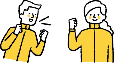 スタッフのイラスト