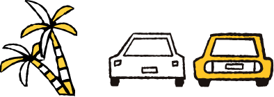 北谷町のイラスト