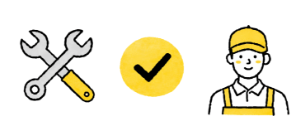 工場スタッフのイラスト